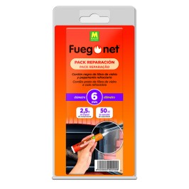 CORDÓN AISLANTE FIBRA Ø8X2,5M+PEGMENTO