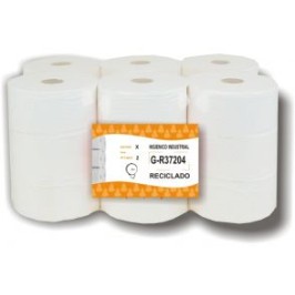 BOBINA HIG IND CANUTO Ø45cm GOFRADO BLANCO RECICLADO 330GR