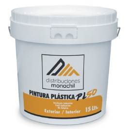 PINTURA PLASTICA EXT-INT PL50 D.MONACHIL 15L.