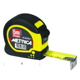 FLEXOMETRO RUBBER TOUCH GOMA 3MX16MM METRICA